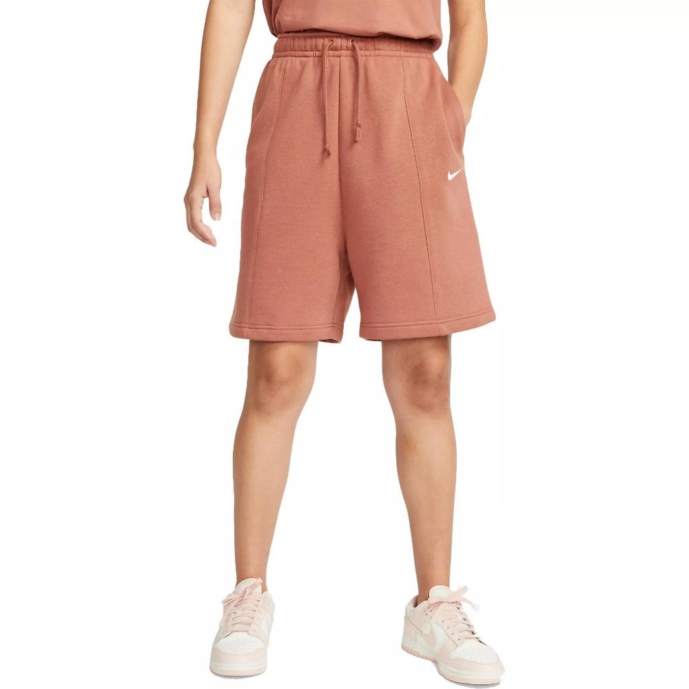 NWT Nike Women's Sportswear Essential Fleece High Rise Shorts